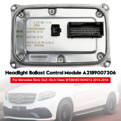 Mercedes Benz W166/W218/W212 A2189007306 Headlight Ballast Control Module