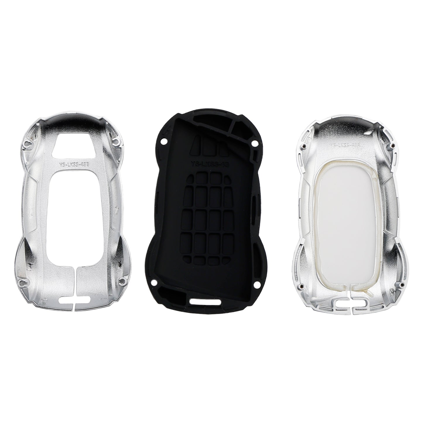 Lexus ES260h/RX350h/LS500h/NX260/UX260 Leather Alloy Zinc Car Key Silvery Case Cover