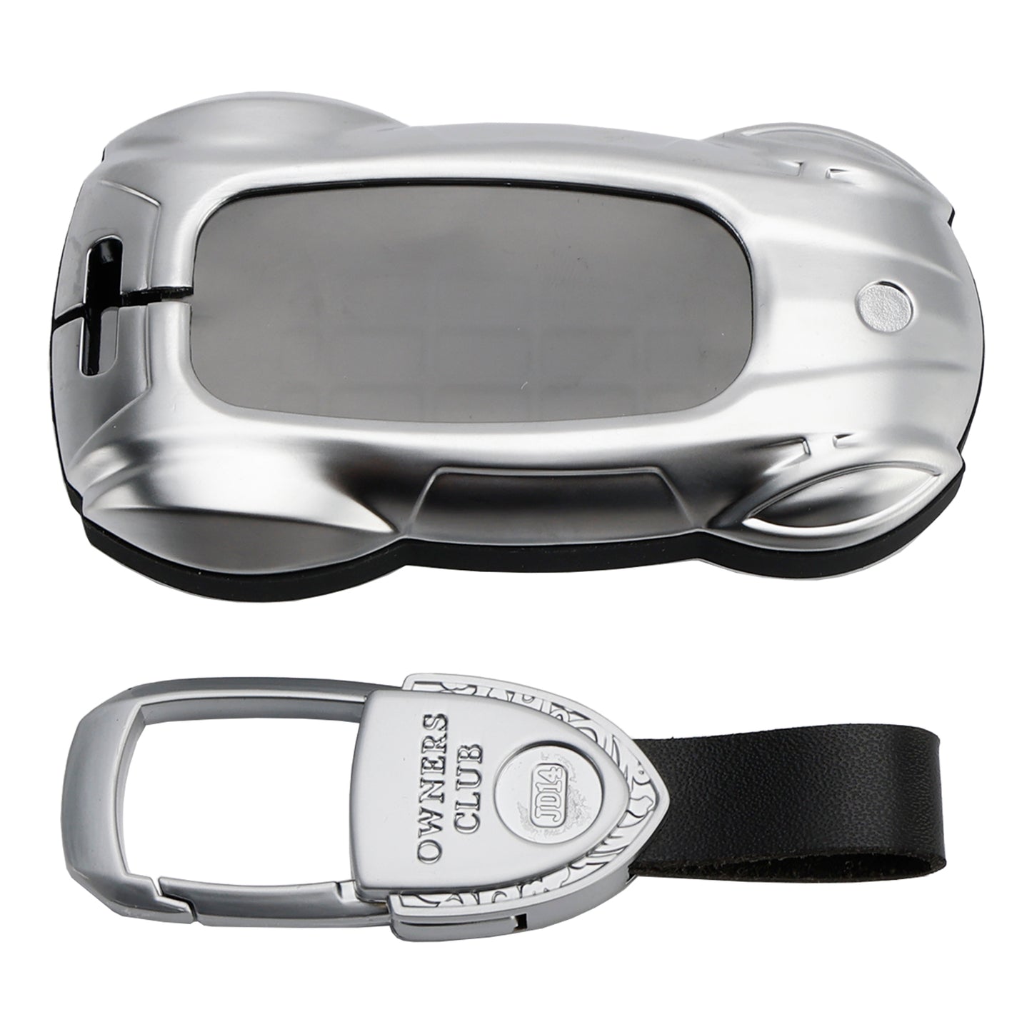 Lexus ES260h/RX350h/LS500h/NX260/UX260 Leather Alloy Zinc Car Key Silvery Case Cover