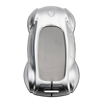 Lexus ES260h/RX350h/LS500h/NX260/UX260 Leather Alloy Zinc Car Key Silvery Case Cover