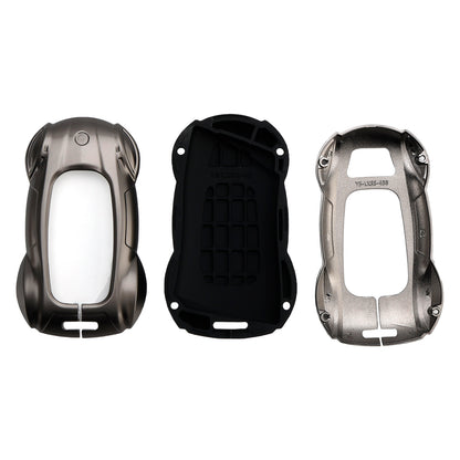 Lexus ES260h/RX350h/LS500h/NX260/UX260 Leather Alloy Zinc Car Key Gray Case Cover