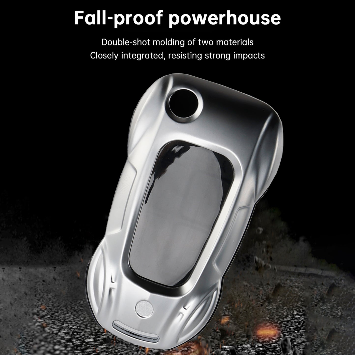 Audi A1 A3 S3 Leather Alloy Zinc Car Key Silvery Case Cover