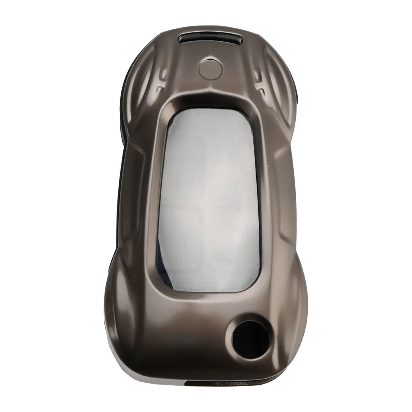 Leather Alloy Zinc Car Key Gray Case Cover Audi A1 A3 S3