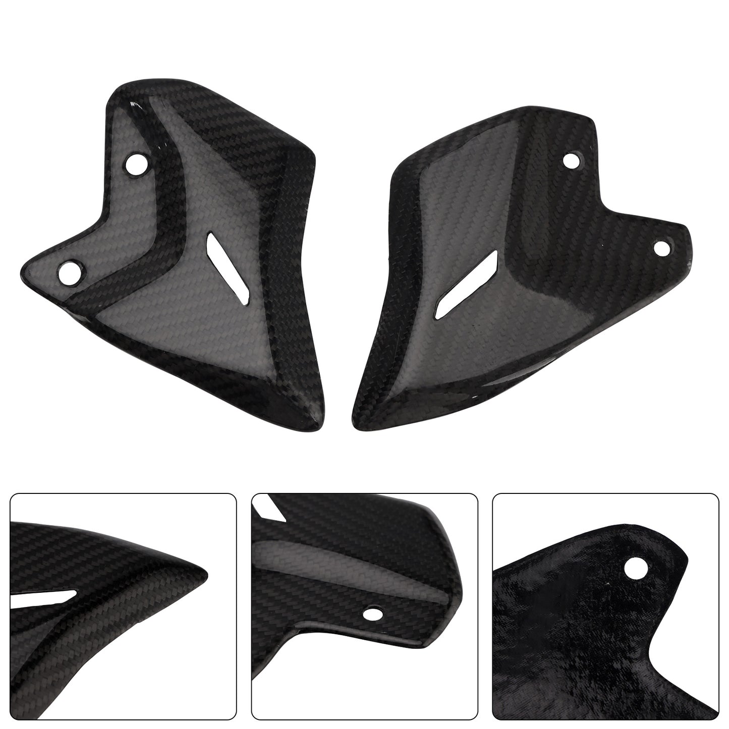 2017-2025 Kawasaki Ninja650 Z650 Real Carbon Fiber Foot Board