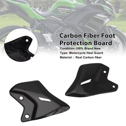 2017-2025 Kawasaki Ninja650 Z650 Real Carbon Fiber Foot Board