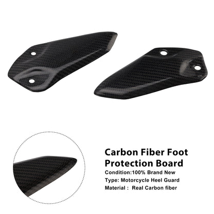 all years Kawasaki ZX-4R ZX-4RR ZX-25R Real Carbon Fiber Foot Protection Board