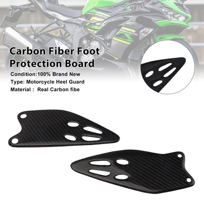 2019-2025 Kawasaki ZX-6R 636 Real Carbon Fiber Foot Protection Board