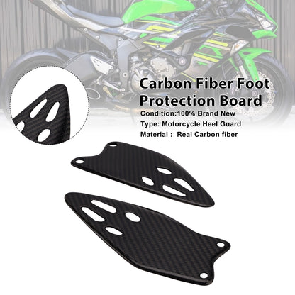 2019-2025 Kawasaki ZX-6R 636 Real Carbon Fiber Foot Protection Board