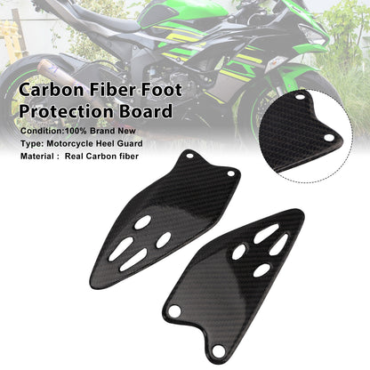 2019-2025 Kawasaki ZX-6R 636 Real Carbon Fiber Foot Protection Board