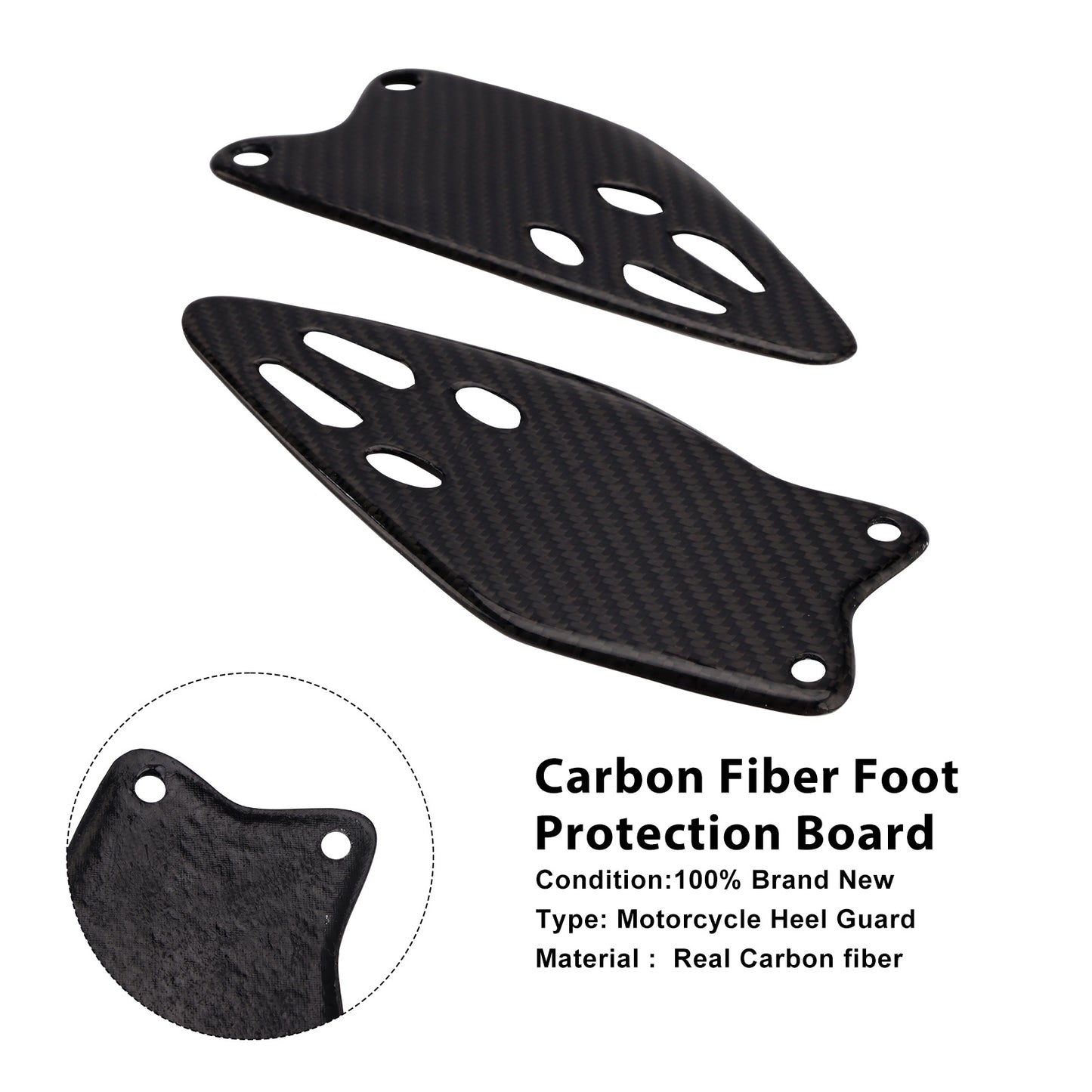 2019-2025 Kawasaki ZX-6R 636 Real Carbon Fiber Foot Protection Board
