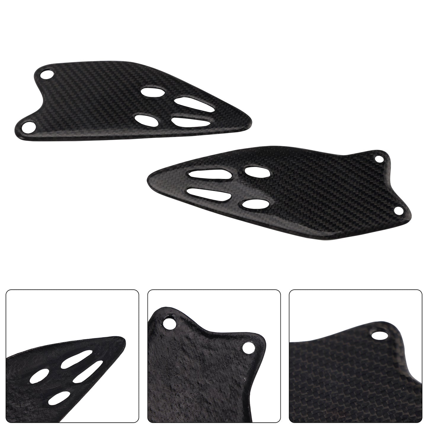 2019-2025 Kawasaki ZX-6R 636 Real Carbon Fiber Foot Protection Board