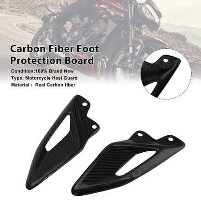 2016-2022 Triumph Street Triple 765 RS Real Carbon Fiber Foot Protection Board
