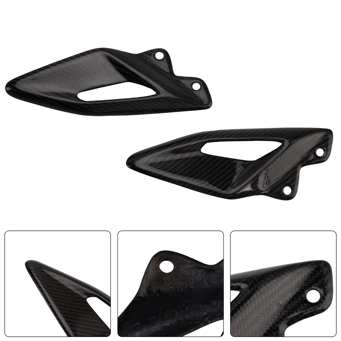 2016-2022 Triumph Street Triple 765 RS Real Carbon Fiber Foot Protection Board