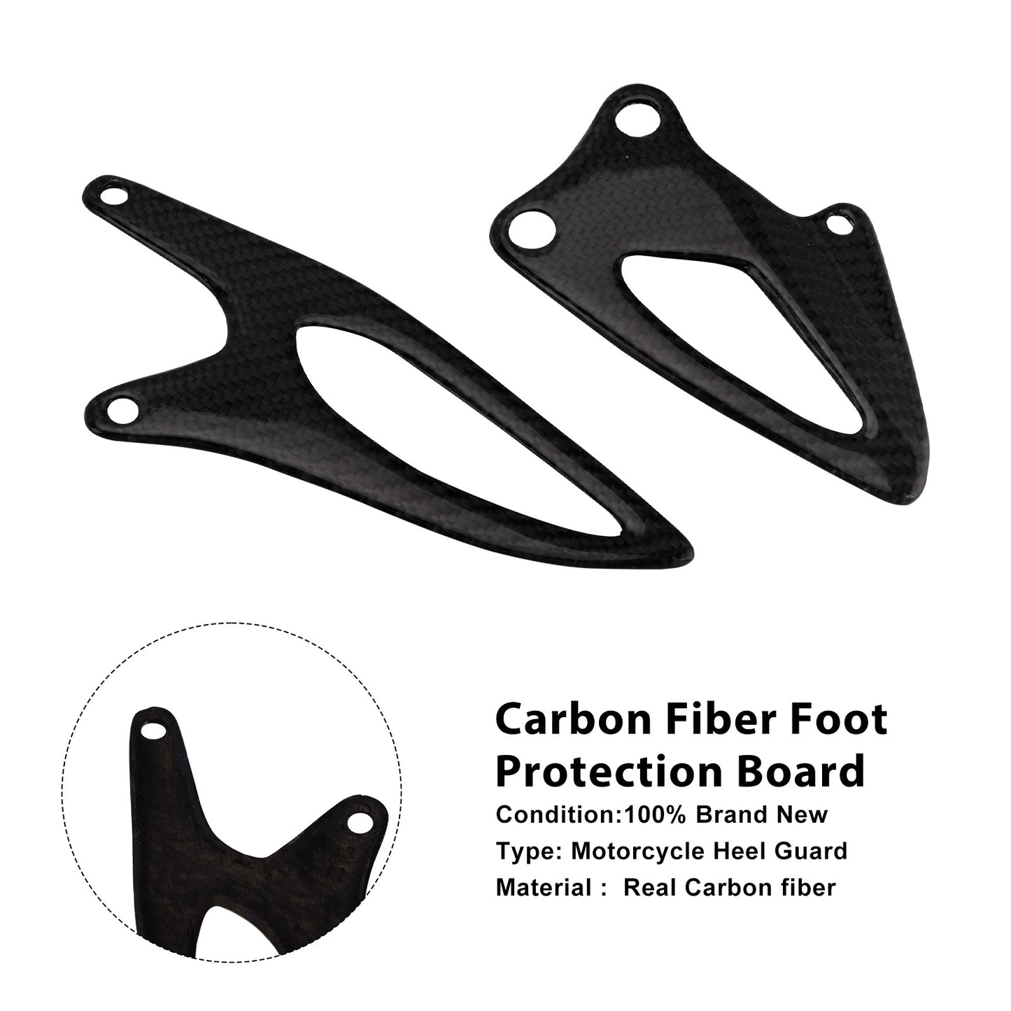 2020-2025 Yamaha YZF-R1 R1M Real Carbon Fiber Foot Protection Board