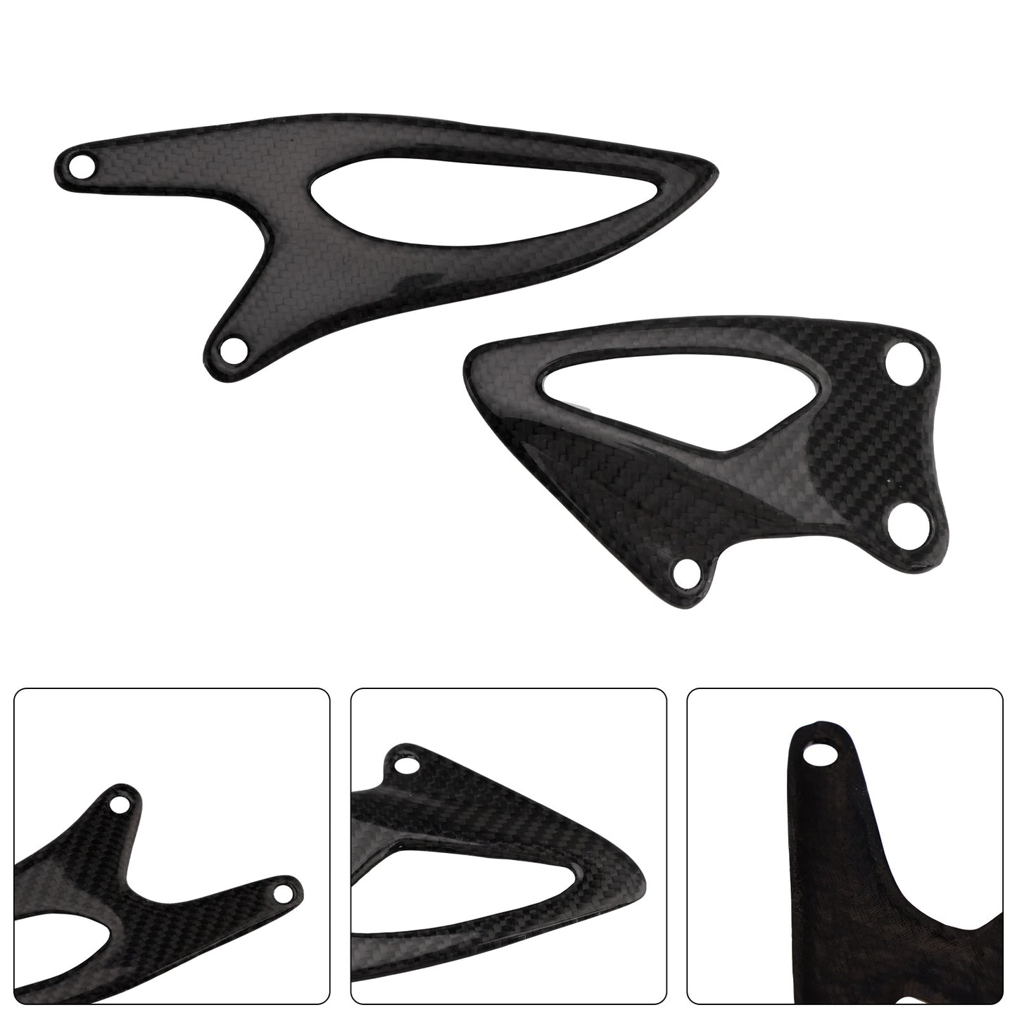 2020-2025 Yamaha YZF-R1 R1M Real Carbon Fiber Foot Protection Board