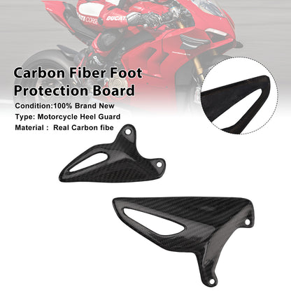 2018-2025 Ducati Panigale V4 V4S V4R V2 Real Carbon Fiber Foot Board