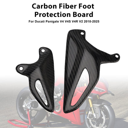 2018-2025 Ducati Panigale V4 V4S V4R V2 Real Carbon Fiber Foot Board