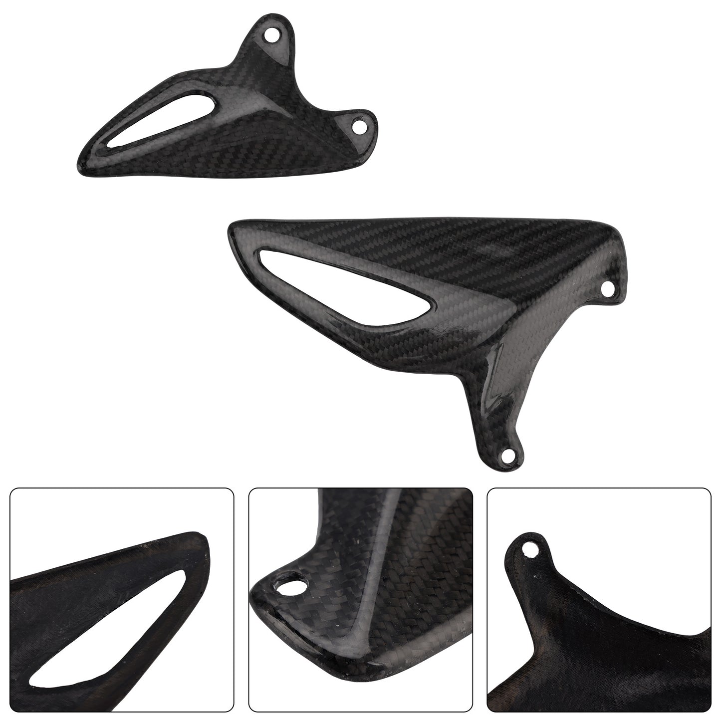 2018-2025 Ducati Panigale V4 V4S V4R V2 Real Carbon Fiber Foot Board