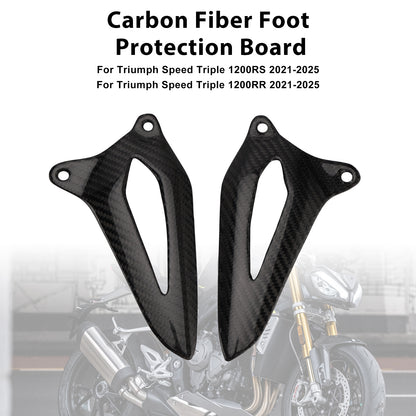 2021-2025 Triumph Speed Triple 1200RR Real Carbon Fiber Foot Board
