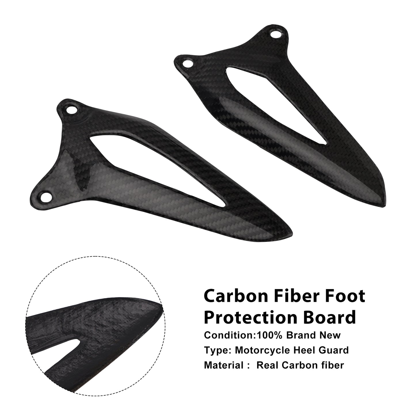 2021-2025 Triumph Speed Triple 1200RR Real Carbon Fiber Foot Board