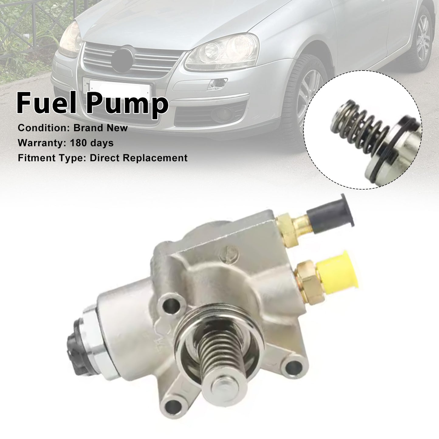 07/2006-10/2010 VW JETTA V / BORA III (1K2) 1.4 TSI 03C127025T High Pressure Fuel Pump