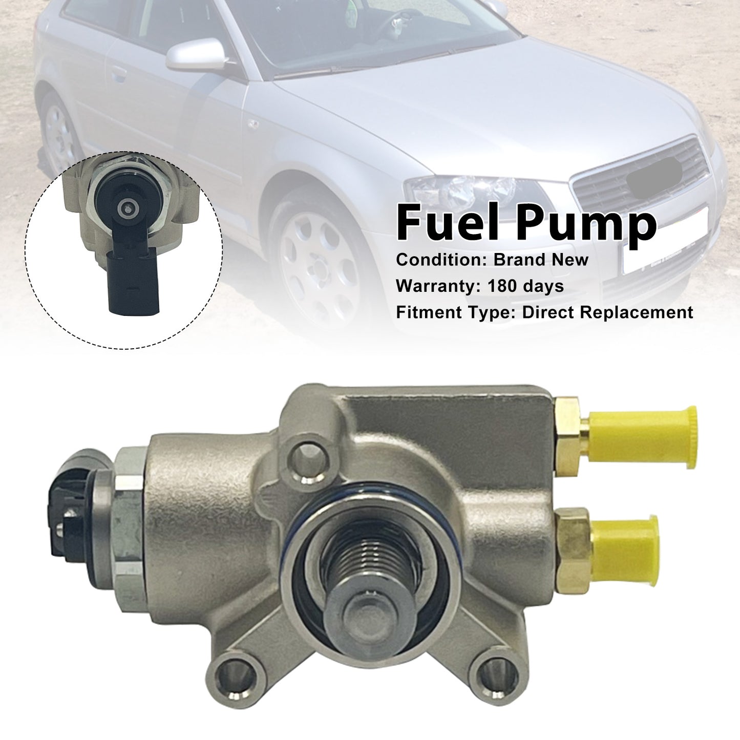 Audi A3 (8P1) 1.6 FSI Engine BAG BLP BLF 03H127025E High Pressure Fuel Pump