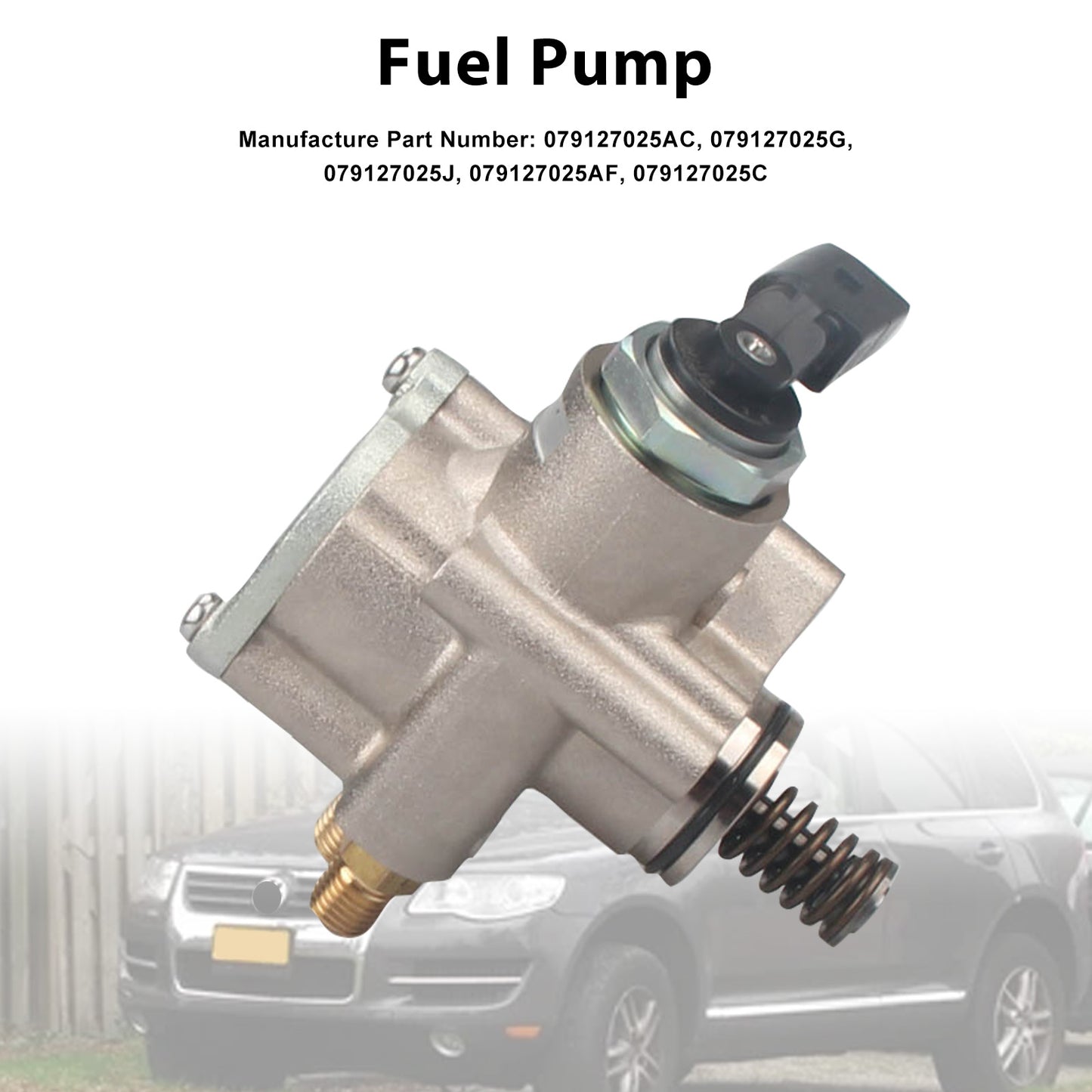 2007-2009 Audi A8 4.2L V8 A/T Quattro L Sedan 079127025AC Left High Pressure Fuel Pump