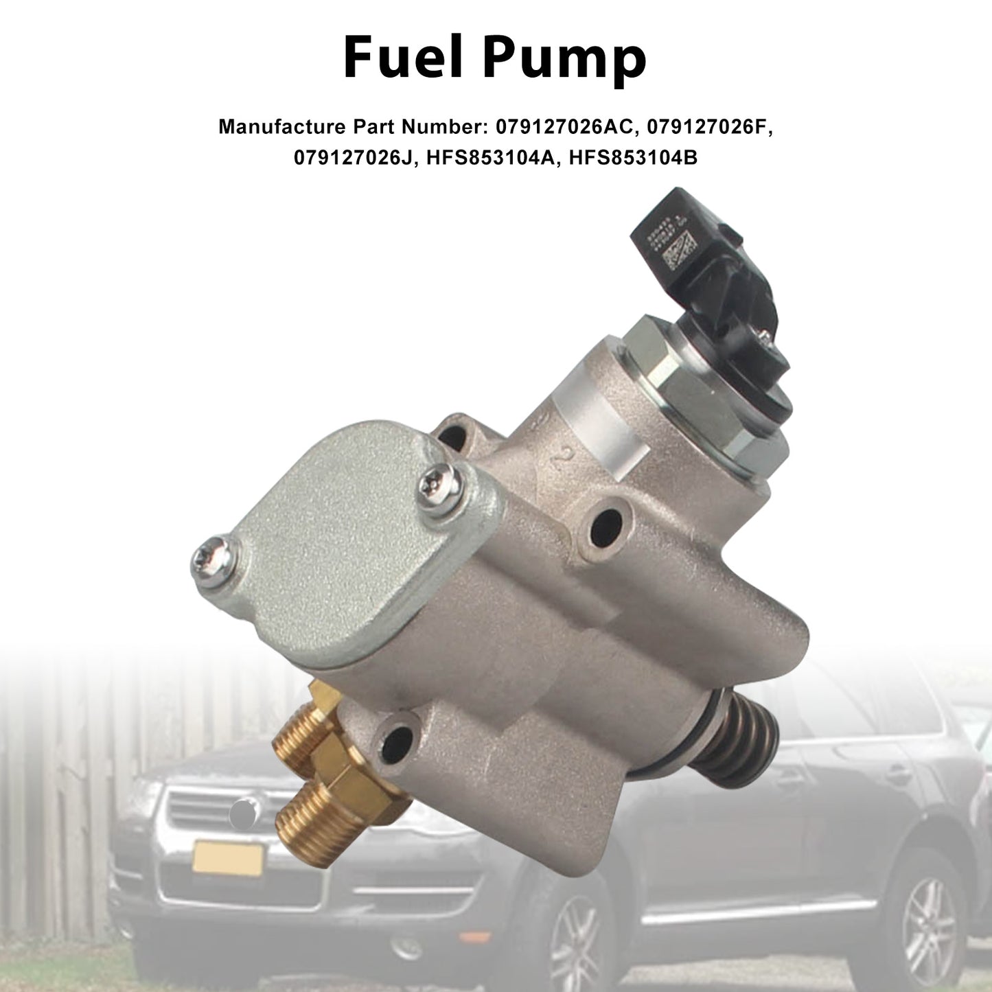 2007-2009 Audi A8 4.2L V8 A/T Quattro L Sedan 079127026AC Right High Pressure Fuel Pump
