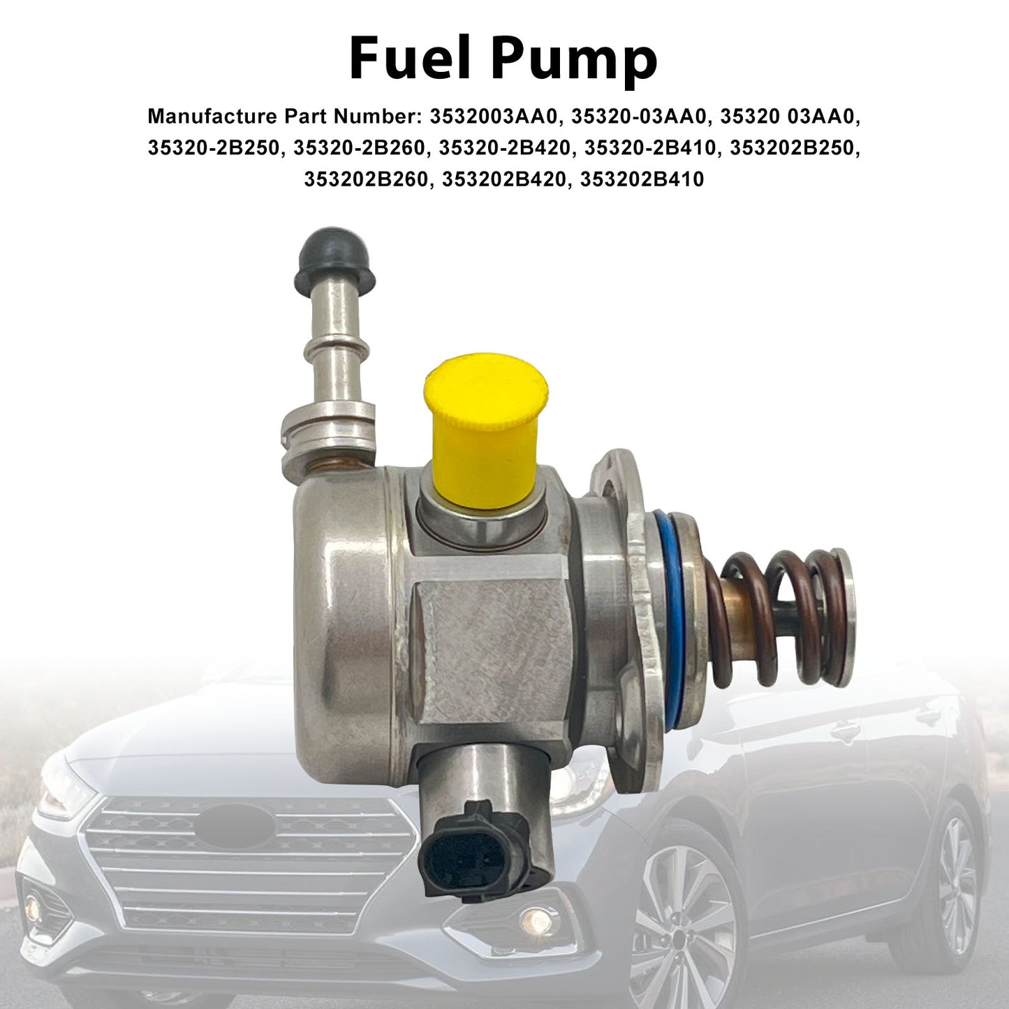 2018-2022 17-20 Fit HYUNDAI Fit KIA 1.6L 35320-2B250 High Pressure Fuel Pump