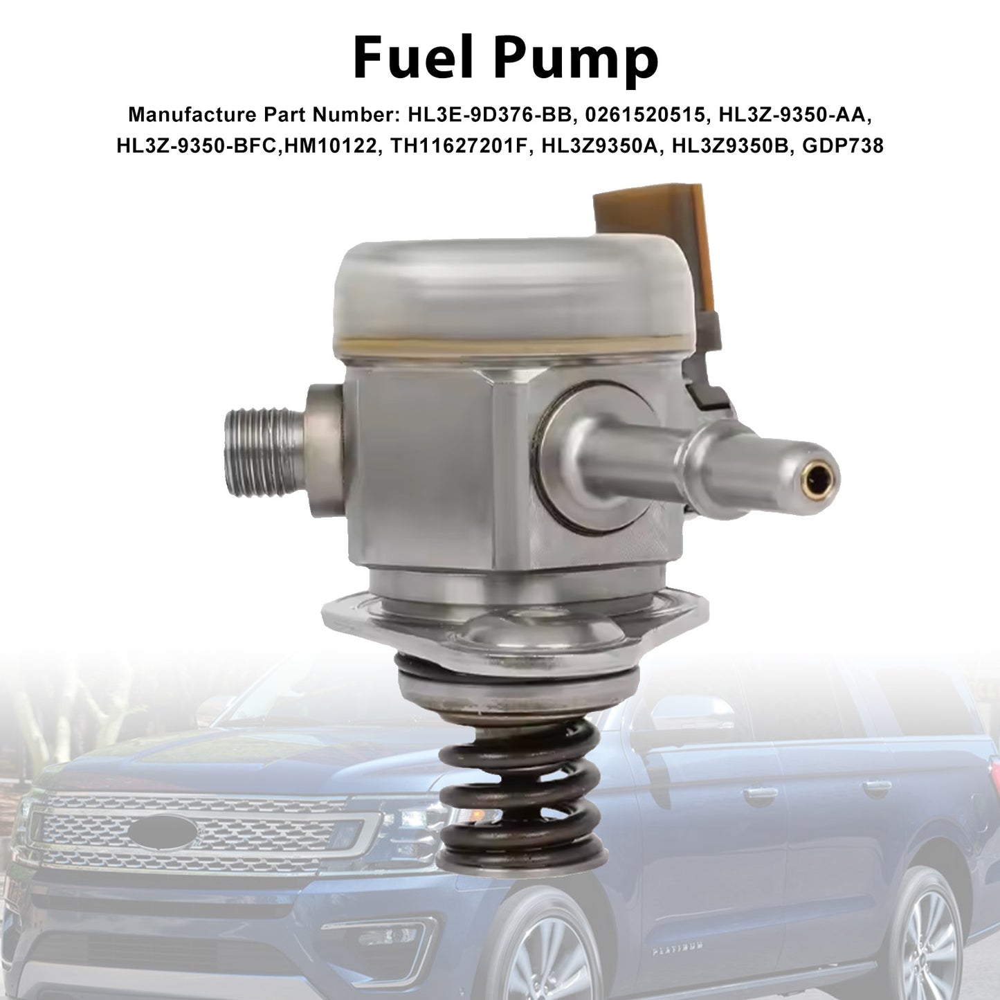 High Pressure Fuel Pump HL3E-9D376-BB Fit Ford F150 V6 3.5L 2017-2019