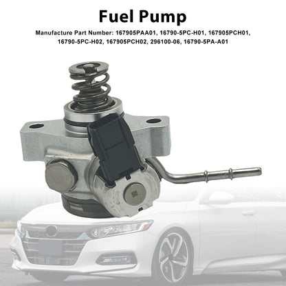 High Pressure Fuel Pump 16790-5PC-H01 Fit Honda Accord CR-V 2017-2021 296100-06