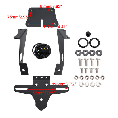 2019-2025 Yamaha YZF-R25 License Plate Holder Frame Bracket