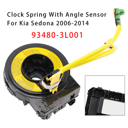 2006-2014 Kia Sedona 93480-3L001 Clock Spring With Angle Sensor