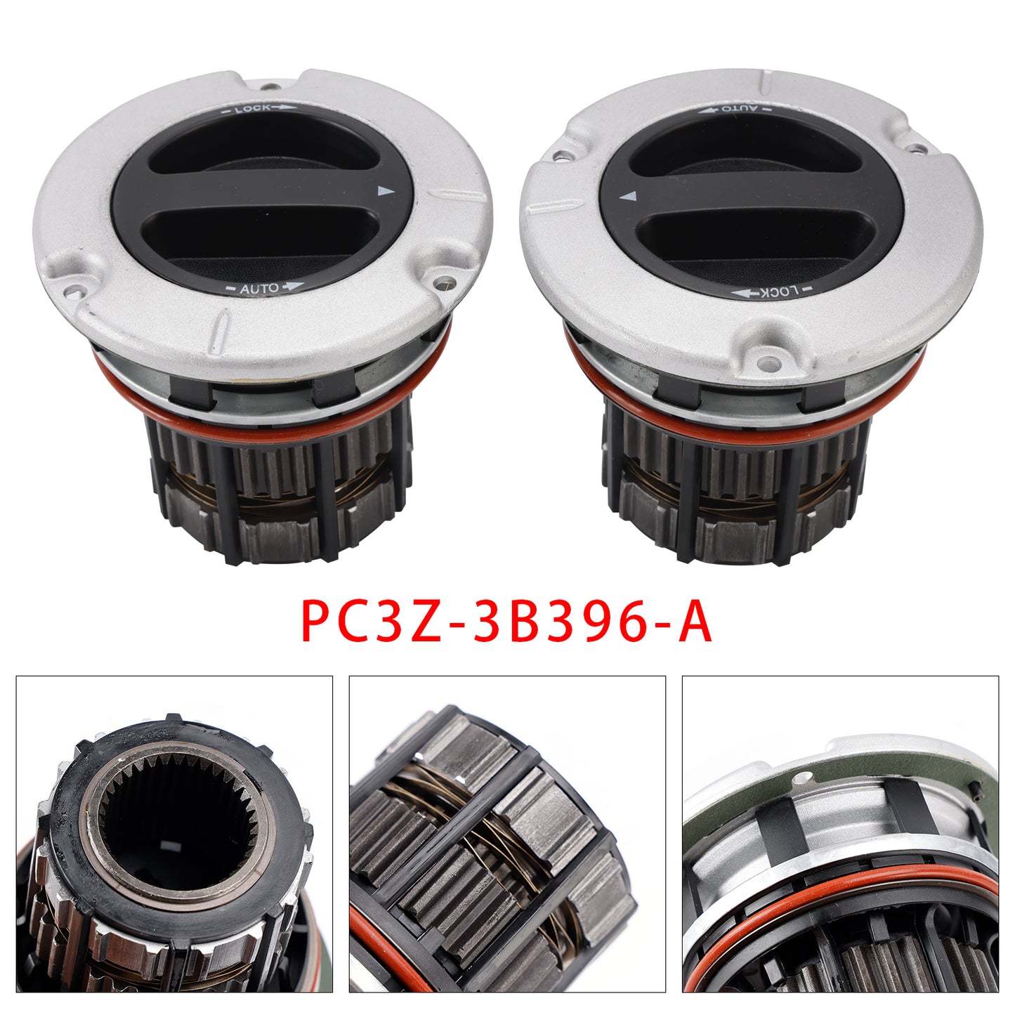 2PCS Auto Locking Front Hub PC3Z-3B396-A For Ford F250 F350 F450 F550 Super Duty 2011-2026