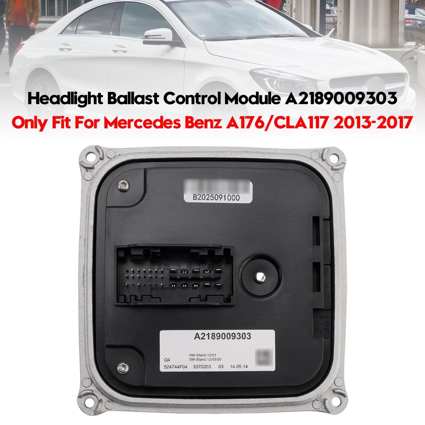 Mercedes Benz A176/CLA117 A2189009303 Headlight Ballast Control Module