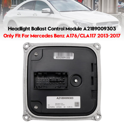 Mercedes Benz A176/CLA117 A2189009303 Headlight Ballast Control Module