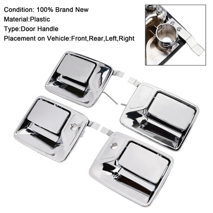 2000-2013 Ford F-750 7C3Z2522406AA 4Pcs Chrome Exterior Door Handle Set