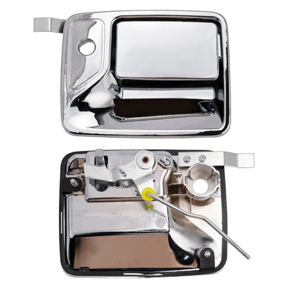 2000-2013 Ford F-750 7C3Z2522406AA 4Pcs Chrome Exterior Door Handle Set