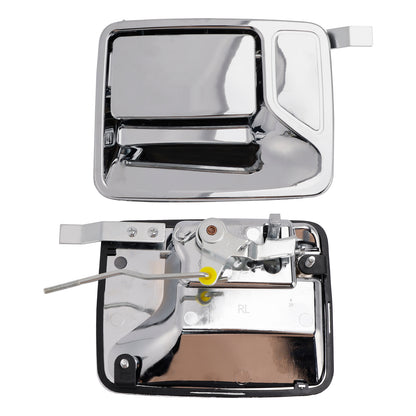 2000-2013 Ford F-750 7C3Z2522406AA 4Pcs Chrome Exterior Door Handle Set