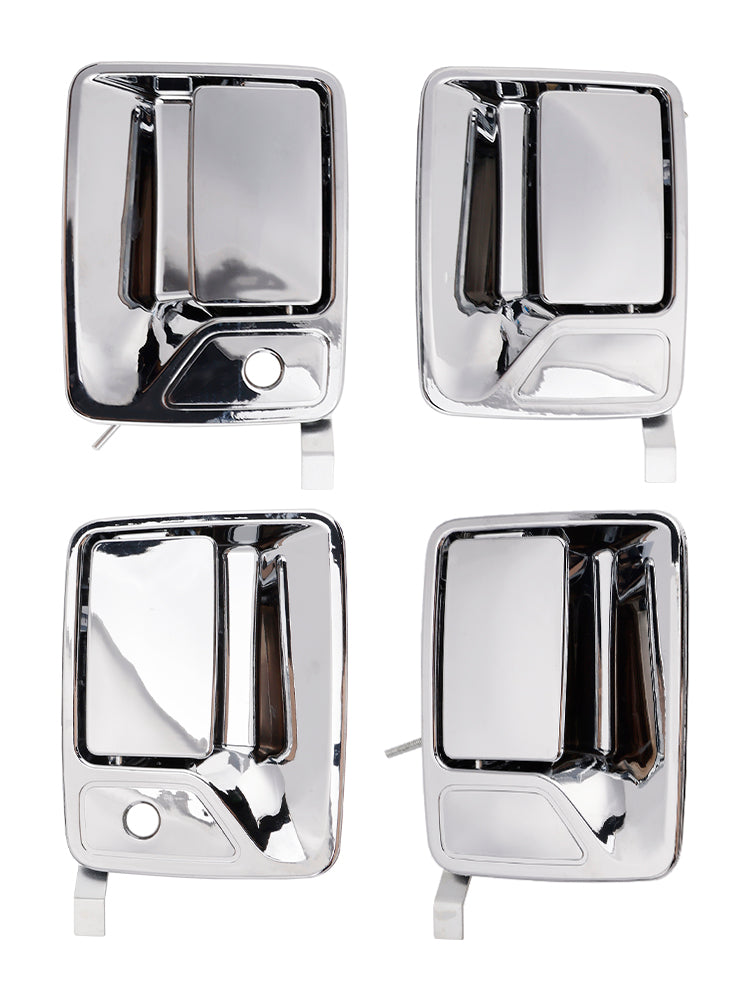 2000-2013 Ford F-750 7C3Z2522406AA 4Pcs Chrome Exterior Door Handle Set