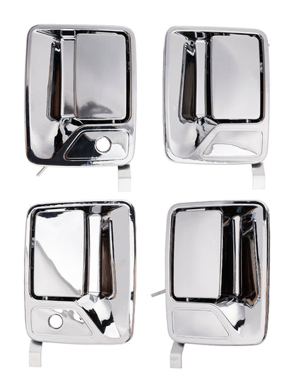 2000-2013 Ford F-750 7C3Z2522406AA 4Pcs Chrome Exterior Door Handle Set