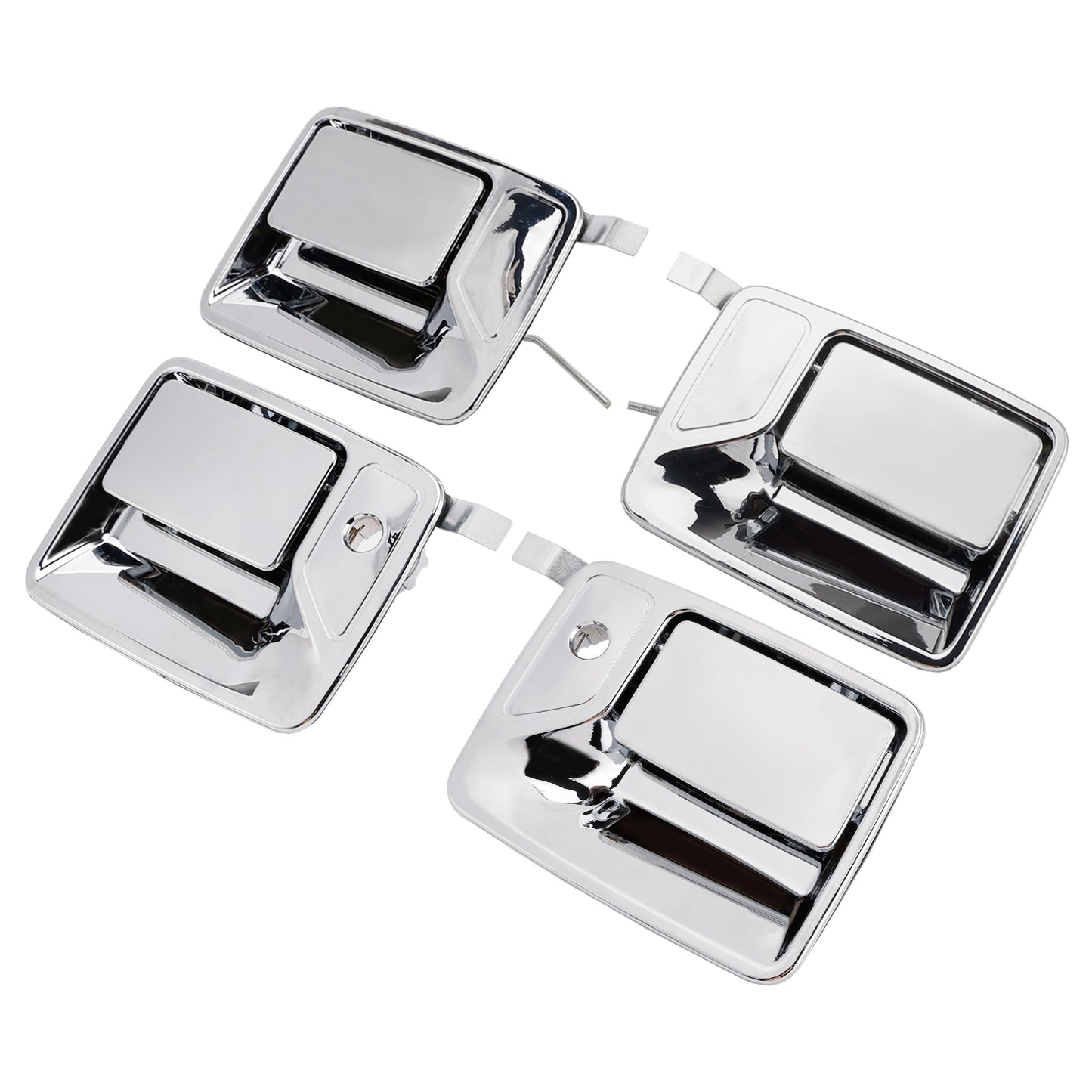 2000-2013 Ford F-750 7C3Z2522406AA 4Pcs Chrome Exterior Door Handle Set