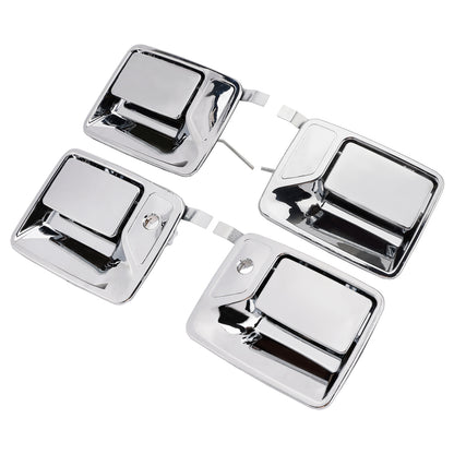 2000-2013 Ford F-750 7C3Z2522406AA 4Pcs Chrome Exterior Door Handle Set