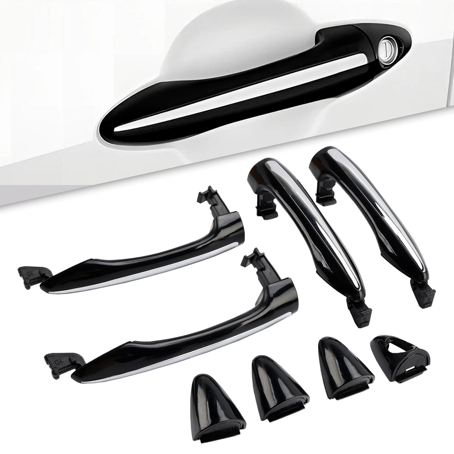 2014-2018 Kia Forte 4Pcs Exterior Door Handle Set