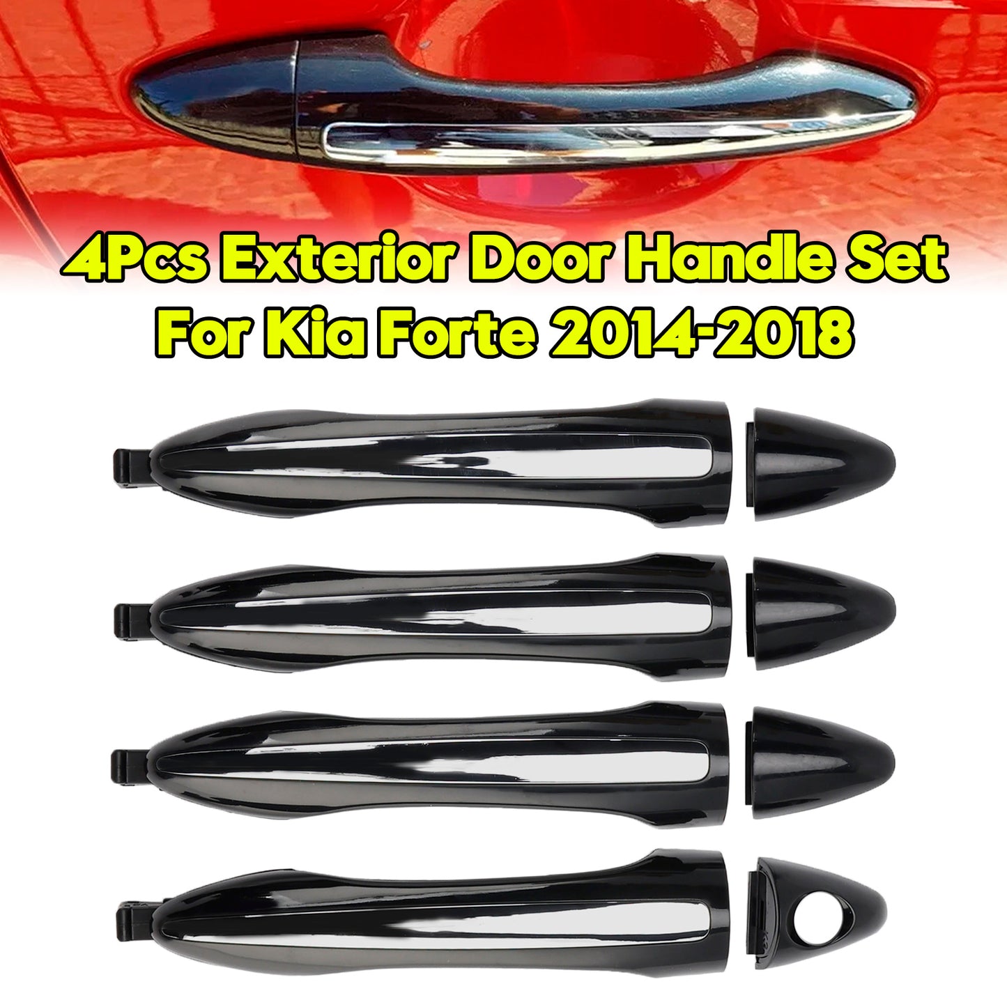 2014-2018 Kia Forte 4Pcs Exterior Door Handle Set