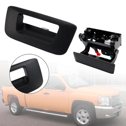 2007-2013 Chevrolet Silverado 1500 Tailgate Handle Set of 2 Exterior Black