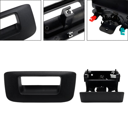 2007-2013 Chevrolet Silverado 1500 Tailgate Handle Set of 2 Exterior Black