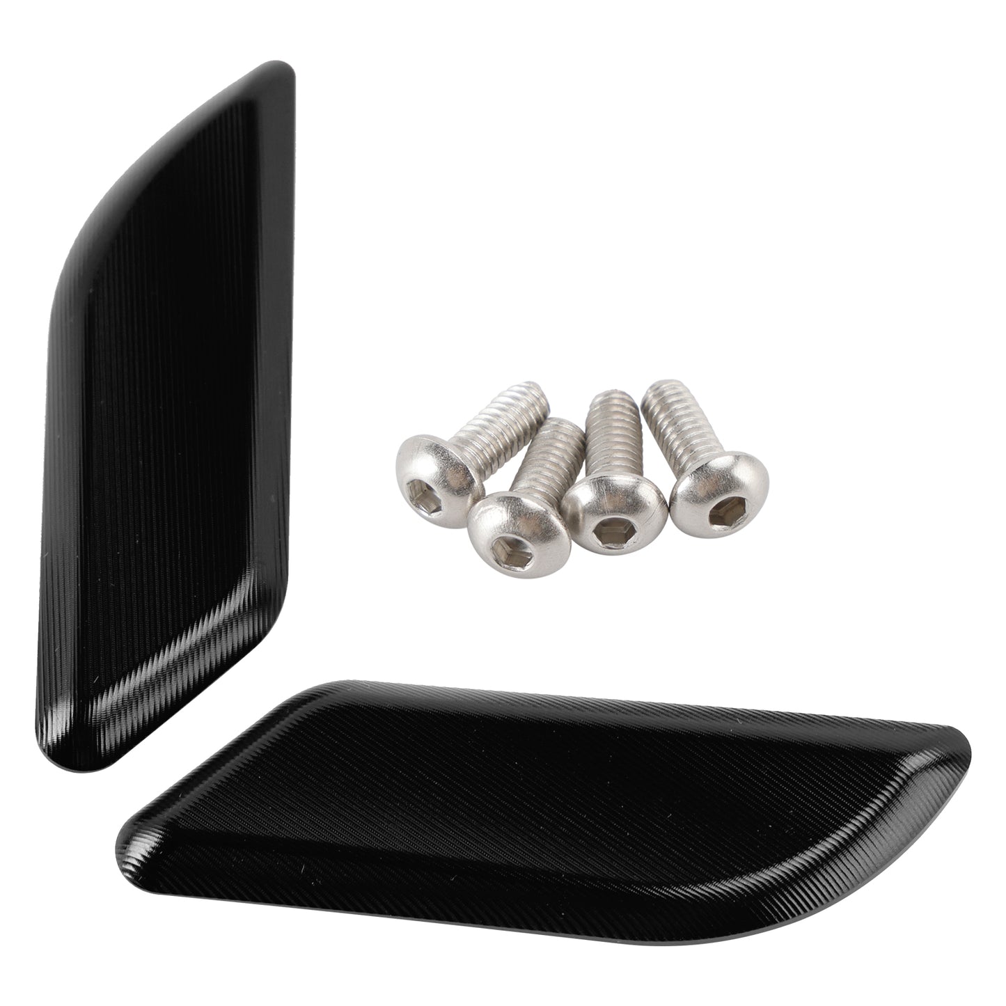 2015-2019 Ducati 959 1299 Panigale Billet Black Mirror Block Off Plates