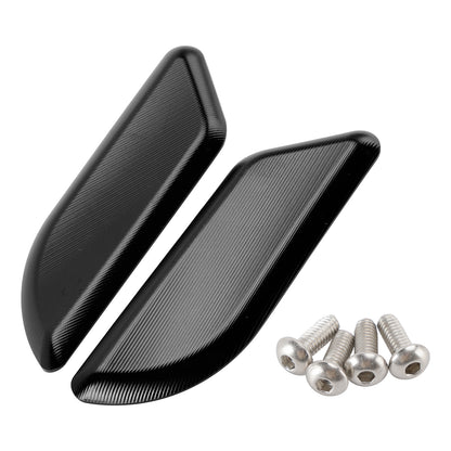 2015-2019 Ducati 959 1299 Panigale Billet Black Mirror Block Off Plates