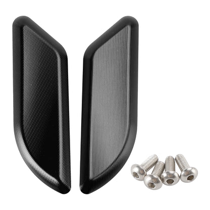 2015-2019 Ducati 959 1299 Panigale Billet Black Mirror Block Off Plates